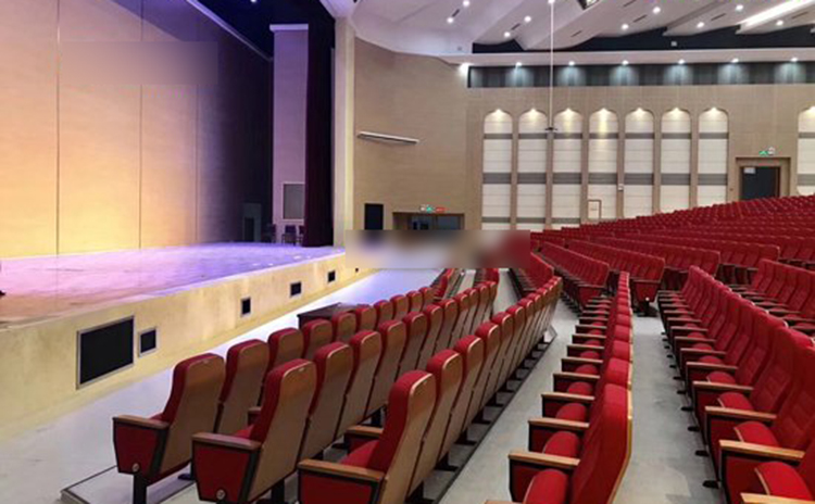 內蒙古呼和浩特中學報告廳吸音板工程